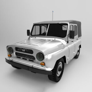 3D модель Уаз 31512