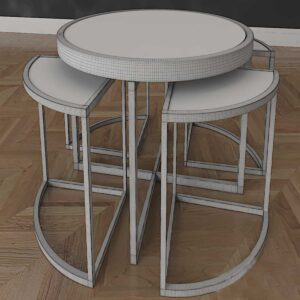 3D модель Столика в современном стиле | Мебель для интерьера